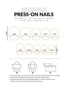 24pcs Press On Nails Short French Nails Y2k Milk White Nails Square Fashion Ombre Glitter Geometric Stripes Pattern Simple Reusable Press On Acrylic Nails Fake Nails Supplies Free Of 24 Pieces Of Jelly Tabs And A Mini File - Blue and White - View 5