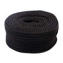 1 Pair Wide 2.5cm Flat Solid Color Shoelaces Sneakers Rope Accessories - #5052 Black [2.5cm Wide] - View 14