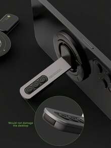 Magnetic Phone Holder – Dual-Sided Magnetic Ring Stand, 360° Rotatable & Foldable, Universal For Car Dashboard, Kitchen, Gym, Works With All Smartphones - Magnetic Phone Holder - View 4