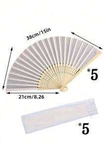 Customized Wedding Hand Fan, Personalized Wedding Candy Fan, Wholesale Engraved Bride Party Favors, Handmade Romantic Wedding Fan, Bridesmaid Gift - Multicolor - View 10