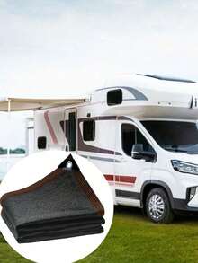 1pc Outdoor Sunshade Net, Thick & Dense Black Shade Cloth, Heat Insulation For Outdoor, Flowers, Garden, Farm House - Multicolor - View 3