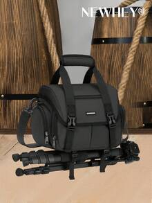 NEWHEY Camera Bag Professional Camera Case Small Sling Bag DSLR/SLR/Mirrorless Shoulder Crossbody Bag With Waterproof Rain Cover