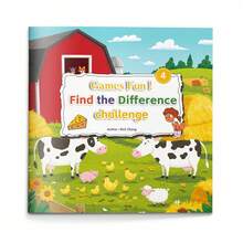 Spot The Differences Fun Book – Compare Two Pictures Puzzles, Easy Layout, Builds Observation, Attention And Visual Reasoning - Find the Difference Challenge - View 10