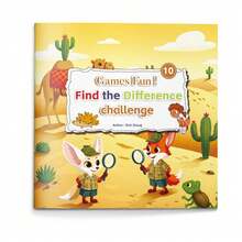 Spot The Differences Fun Book – Compare Two Pictures Puzzles, Easy Layout, Builds Observation, Attention And Visual Reasoning - Find the Difference Challenge - View 18
