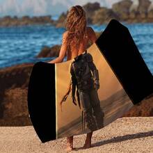 Movie The M-Mandalorian Cartoon Beach Towel Cute Kawaii Room Decor Bath S Ren Hand Towels For Bathroom Shower(4).Jpg - 白色 - 查看 1