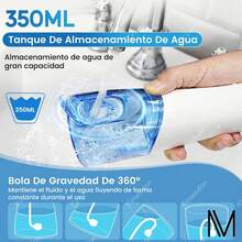 Irrigador Bucal Portátil, Kinwodon 350 Ml Recargable Water Flosser 4 Modos Y 6 Boquillas, Resistente Al Agua Ipx7, Ideal Para Ortodoncia, Aparatos Dentales Y Encías Sensibles, Hogar Y Viajes - Menta - Ver 7