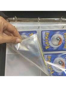 pokemon 限量版宝可梦集换式卡牌游戏高级收藏册 - 每页4个卡位，侧装式，收藏家官方授权礼品，送朋友的礼物，生日礼物，主题派对礼物 - 彩色 - 查看 5