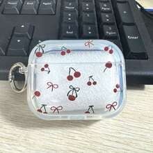 樱桃图案保护套，兼容苹果蓝牙耳机，防刮防摔，适用于苹果蓝牙耳机。 - 彩色 - 查看 16