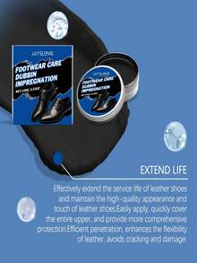 JAYSUING 鞋油蜡，家用皮革鞋履护理抛光膏，可使皮革鞋履焕然一新，光亮如新。它能改善皮革鞋履的外观，适用于日常护理和特殊场合的皮革制品保养。质地清新，保持皮革光滑舒适。 - 彩色 - 查看 6