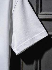 Camiseta con Estampado Gráfico de Cabeza Calva Divertida - 100% Algodón, Manga Corta, Cuello Redondo, Ideal para Fiestas, Deportes y Uso Casual - Excelente Regalo para Cumpleaños, Amigos y O - Blanco - Ver 5