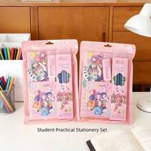 KPOP Witch Hunting Girl Group Stationery Set, Essential Student Supplies, High-Quality Learning Tools, Classroom Rewards, Thoughtful Gifts - Multicolor - View 6