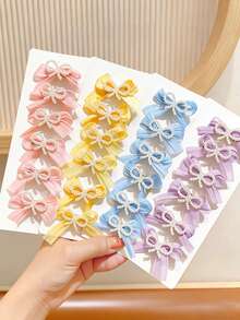 6 chiếc kẹp tóc hình bướm cho trẻ em, thiết kế mới năm 2026, kẹp tóc mái phía trước cho bé gái, phụ kiện tóc công chúa ngọt ngào cho bé, trang trí tóc dễ thương và xinh xắn. - Nhiều màu - Xem 2