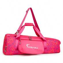 Pilates Mat Bag Patterned One Shoulder Yoga Bag Handheld Package Pilates Mat Storage Pouch Large Capacity,Yoga Mat Bag, Full Zip Cargo Yoga Mat Carrier Bag With Drawstring , Exercise Yoga Mat Carrier Holder Multi-Functional - Multicolor - View 11