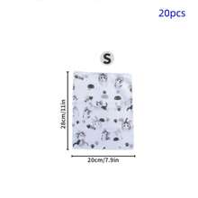50pcs Transparent Clothing Zipper Packaging Bags, Self Sealing Packaging Bags, Cartoon Cat Pattern Packaging Bags, Holiday Gift Packaging Bags, Clothing Packaging Bags, Waterproof Plastic Bags, Reusable Self Sealing Zipper Packaging Bags, Travel And Daily Storage Bags, As Well As Clothing Classification Packaging Bags - Multicolor - View 8