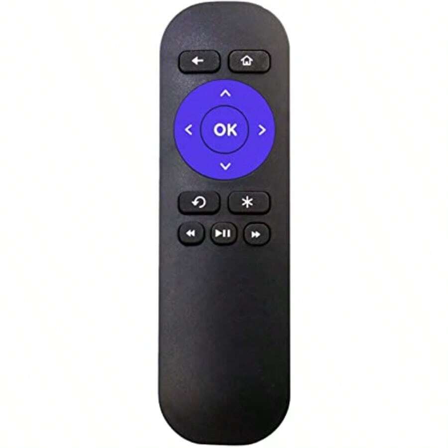 Replacement Remote Control For Roku Boxs For Roku 1 2 3 Premiere Player T For Stick Or TV Black Durable Material With Long Battery Life - BlackBlue - 查看 1