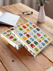 5个/1个节日倒计时30天日历礼盒，30个独立隔间，带编号设计，可装小礼物，厚实白色纸板材质，饰以新月、骆驼、椰枣树、玫瑰、油灯等传统元素，适合节日每日开启、亲子互动、营造节日氛围装饰。 - 星月洞同樂盲盒 - 查看 3