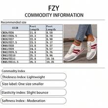 FZY These New 2026 Women's Casual Sneakers Feature Breathable Laces For Easy Slip-On And Slip-Off Without Lifting Your Heels. Ideal For Outdoor Activities, These Shoes Are Perfect For Women Who Prefer A Casual Or Preppy Style, As Well As Runners. They're Perfect For Travel, School, And Hiking. A Must-Have In Every Woman's Wardrobe During Valentine's Day – Elegant Women's Sneakers. A Variety Of Styles Of Women's Casual Sneakers Are Also Available. Stylish And Versatile White Sneakers And Orange Outdoor Sneakers Are Also Available. - Đỏ - Xem 2