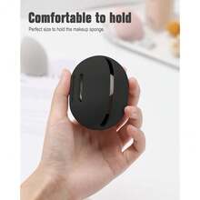 FERYES 2 PCS Make-up Schwammhalter - Silikon  Etui Make-up Schwammhalter für die Reise-1174 - scschwarz - Übersicht 7