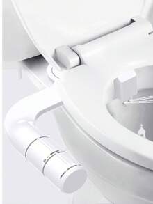 1个冷水可拆卸式马桶喷头 - 可拆卸 - 节省空间（双可伸缩喷嘴） - 白色 - 查看 14