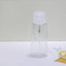 200ml Transparent Nail Art Pump Bottle, Nail Polish Remover Alcohol Separation Bottle, Transparent Nail Art Empty Bottle With Lock - Multicolor - View 12