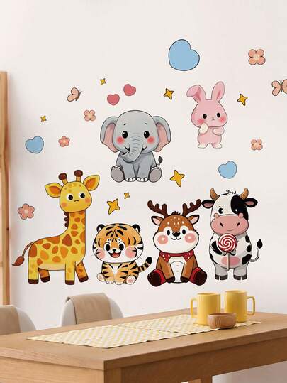 1pc/2pcs Removable Wall Stickers For Boys/Girls Room Decor, Personalized Gifts, Cute Creative Wall Decals For Children Bedroom
