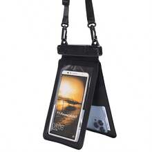 7.5 Inch Dual Compartment Waterproof Phone Pouch, Touch Screen, Outdoor Diving, Delivery, 2 Waterproof Phone Cases, Halter, Storage Bag - Multicolor - View 13