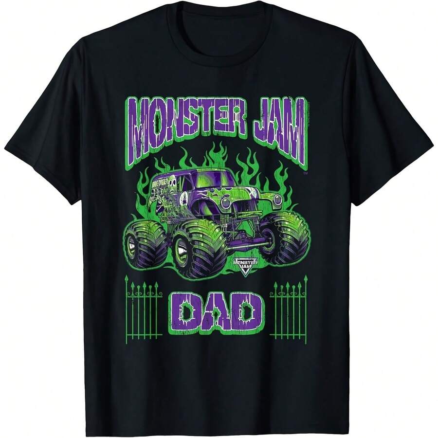 Monster Jam Dad Family Motorsports T-Shirt - Đen 3 - Xem 1