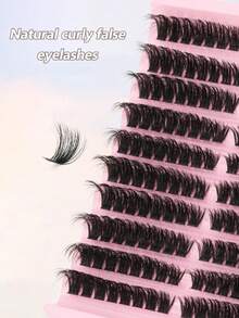 160Pcs Fluffy Lash Clusters ,100D Individual Eyelash, Thick Cluster Eyelash Extensions, D Curl Lashes ,Clusters Individual Lashes, 8-16MM Wispy Cluster Lashes Lash Clusters,Eye Lash Clusters,Individual Eyelashes,Lashes,Fake Lashes - D - View 5