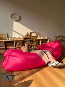 Outdoor Inflatable Slouchy Sofa Bag, Portable Inflatable Sofa Lounger - Self-Inflating Slouchy Sofa/Air Bed Without Air Pump. Inflatable Sofa Lounger - Camping And Beach Supplies, Quick Inflation Portable Inflatable Sofa, Waterproof And Leak-Proof. - Multicolor - View 4