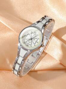 1pc Elegant Petite Graceful Girl's Quartz Watch, Clean Minimalist Dial, Suitable For Daily Wear, / Year-End Promotion / Birthday Gift / Holiday Gift - Multicolor - View 6