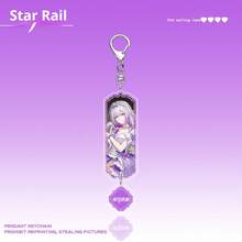崩坏3：星之轨道 亚克力钥匙扣，黑塔，赫塔，苏尚，希儿，星期日，开拓者，游戏粉丝礼物，生日，节日 - 彩色 - 查看 6