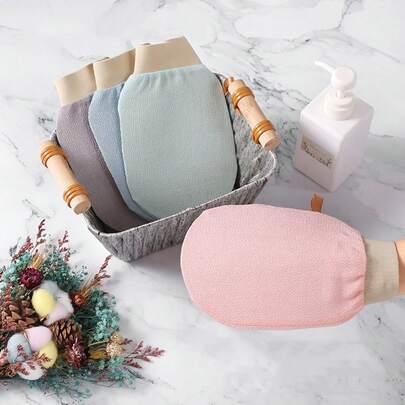 Exfoliating Bath Towel, Exfoliating Gloves/Body Scrub Gloves/Back Scrub Towel, Suitable For Bathing, Japanese Beauty Bath Towel, Korean Exfoliating Bath Towel/Body Care Products