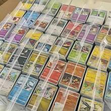 300张动漫粉丝礼物宝可梦对战卡，宝可梦卡牌，卡片（V系列VMAX，稀有GX卡，动漫游戏卡，补充卡，宝可梦闪卡），成人节日礼物，派对用品，节日配件，生日派对用品，生日礼物 - 彩色 - 查看 9