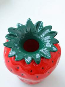 1个带盖陶瓷草莓烟灰缸，防风防灰，适用于家居办公装饰、收纳整理，亦可作为促销礼品。 - 彩色 - 查看 6