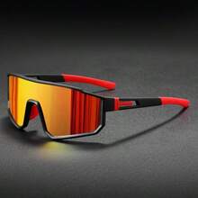 Gafas deportivas de moda para hombres (4 opciones de color) - Gafas de gran marco a la moda, adecuadas para esquí al aire actividades de ocio - Multicolor - Ver 7