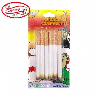 1支2025新款仿真香烟道具，万圣节服装，愚人节恶作剧，生日，复活节，节日礼物