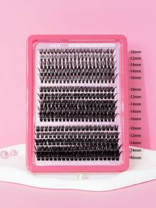 300Pcs Fluffy Lash Clusters 50D70D90D Individual Eyelash Thick Cluster Eyelash Extensions D Curl Lashes Clusters Individual Lashes 10-16MM Wispy Cluster Lashes Lashes ,Eyelashes, Fake LashesMixed Tray Faux Mink Lash Clusters Extensions Lash Clusters,Eye Lash Clusters,Individual Eyelashes,Lashes,Fake Lashes - Black - View 5