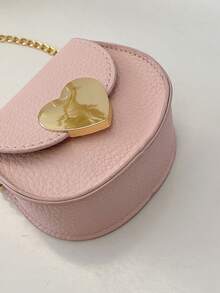 Fashionable Heart-Shaped Crossbody Coin Purse For Girls - A - View 5