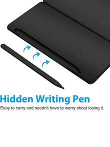 1 PIEZA Calculadora solar portátil y plegable 3 en 1 - Pantalla de escritura reutilizable con borrado con un solo clic, gran pantalla, teclas silenciosas, multifuncional para escritorio y viaje, para estudiantes, escuela, estudio, oficina y suministros de papelería - Calculadora T3 (Solar + Batería) - Ver 8