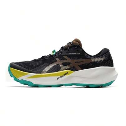 Asics TRABUCO 14 男士跑步鞋，舒适轻便，休闲户外旅行跑步鞋 1011C166-001