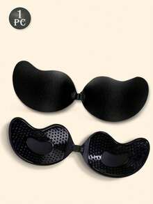 2 Pairs Strapless Invisible Push-Up Bras, Backless Seamless Bras, Suitable For Dresses And Gowns, Mango-Shaped Bras, Lingerie And Nipple Covers