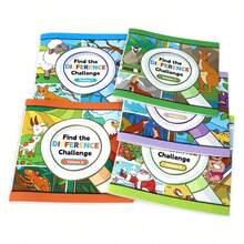 Spot The Differences Activity Book – Picture Compare Puzzles, Cute Scenes, Builds Observation, Focus And Visual Thinking, Easy Pages For Everyday Practice - Find the Difference Challenge - View 6