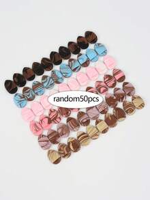 10-30-50-100pcs Makeup Sponge Puff, With Air Cushion, Latex-Free Mixed Sponge And Puff, Suitable For Liquid Foundation, Powder, Concealer. Suitable For All Skin Types. - Multicolor - View 12