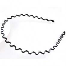 1/2pcs Women Simple Wave Hair Tie - Non-Slip Secure Hair Accessories For Makeup, Skincare And Daily Wear, Elegant & Fashionable - Multicolor - View 13