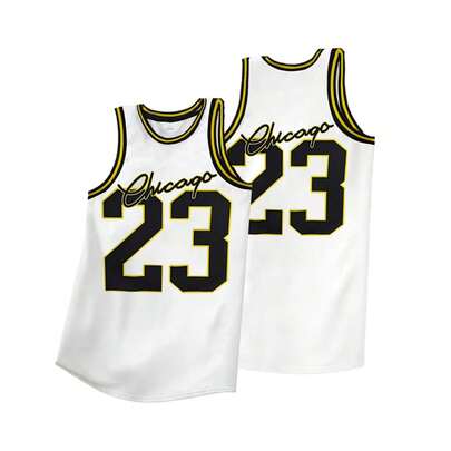 DONUTFOX 2026 Nueva Camiseta de Baloncesto Estilo Novio para Hombres, Parte Superior de Entrenamiento sin Mangas, Cuello Redondo, Número 23, Blanco, con Bordado, Camiseta Deportiva sin Mangas para Hombres, Una Camiseta de Baloncesto sin Mangas