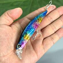 1 Box 11cm/30g Fishing Lure Sinking Swimbait Minnow Lure - Blue - View 2