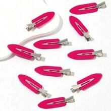 1/10/20/40 件无缝、不弯曲发夹、侧刘海发夹、化妆和洗脸辅助工具、女士和女孩造型发饰。 - 彩色 - 查看 10