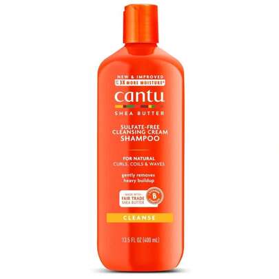 Cantu Sulfate-Free Cleansing Cream Shampoo With Shea Butter For Natural Hair, 13.5 Oz