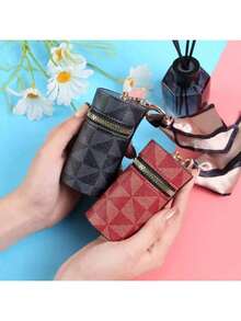 Women's Small Short Zipper Wallets, Coin Purses, Wallets, Lipstick Packs, Earphone Bags, Key Cases, Bag Pendants - Multicolor - View 9