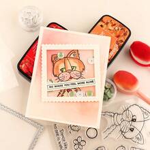 Lembaran Serat Asetat Transparan Tahan Panas Tanpa Pola, Transparansi Tinggi, Tahan Lipatan, Tidak Mudah Deformasi, Cocok untuk Penggemar Kerajinan Tangan, Scrapbook DIY, Kartu Goyang, dan Pembuatan Album Foto - Beraneka warna - View 3